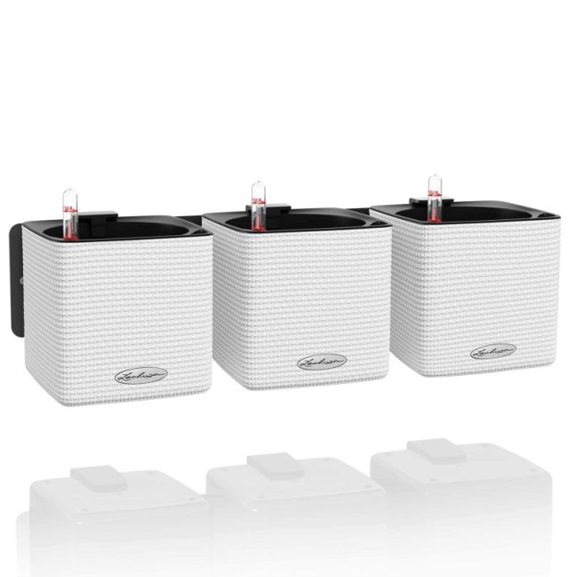 Zelená stěna Lechuza Trend - Barva: White - bílá matná