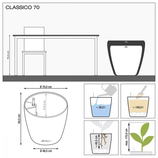Classico Premium 70 - Barva: White Premium / bílá lesklá