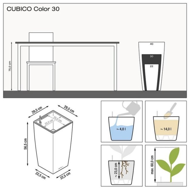 Cubico Trend 30 - Barva: Slate Trend/ břidlicová matná