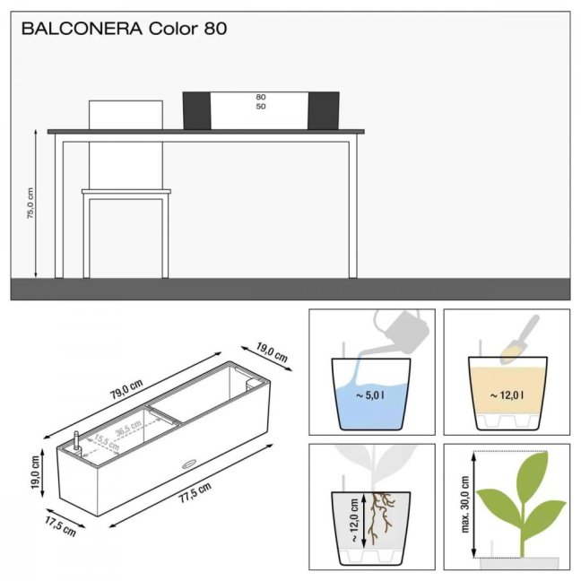 Balconera Trend 80