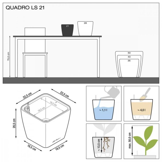 Quadro LS Premium 21 - Barva: Scarlet Premium / červená lesklá