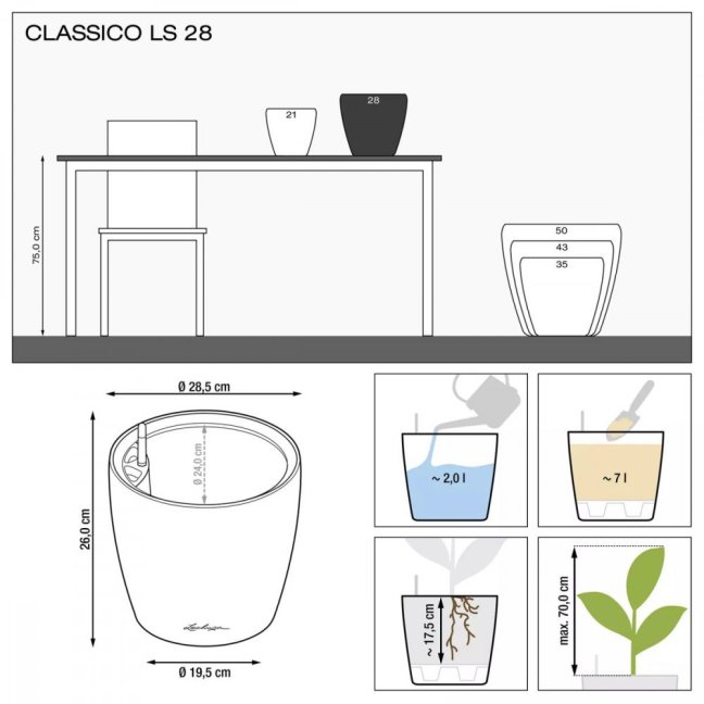 Classico LS Premium 28 - Barva: Taupe Premium / kapučíno lesklá