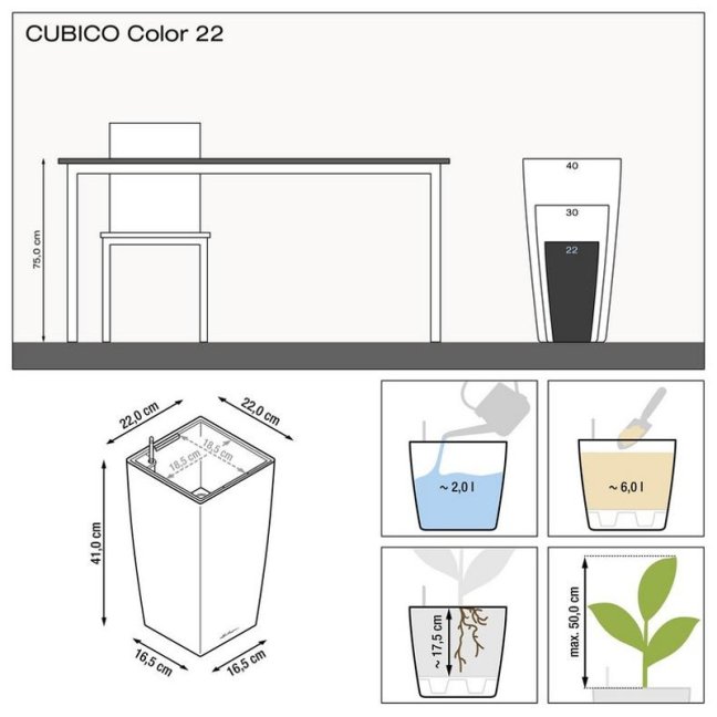 Cubico Trend 22 - Barva: Slate Trend/ břidlicová matná